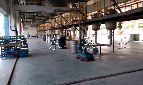 漿料輸送泵用戶現場圖