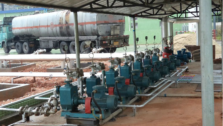 防爆溶劑泵用戶現場 防爆溶劑泵用戶現場