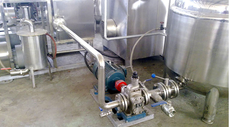 YCB不銹鋼圓弧齒輪泵用戶案例