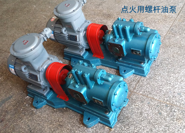 點火用螺桿油泵