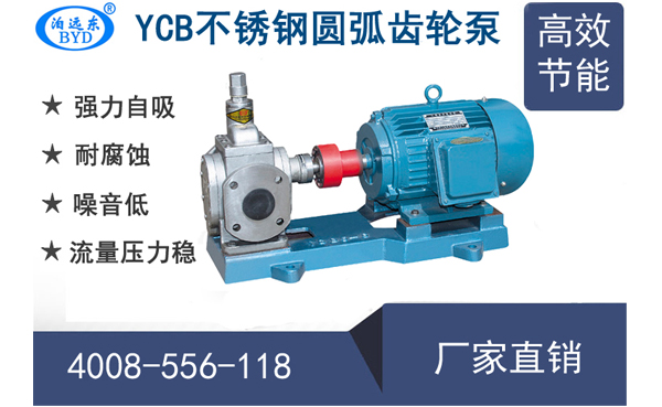 YCB不銹鋼圓弧齒輪泵型號(hào)及參數(shù)