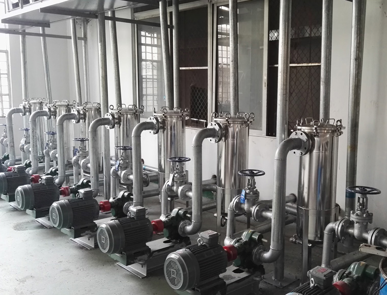 廣東港興石油潤滑油輸送泵采用遠東KCB-300齒輪泵