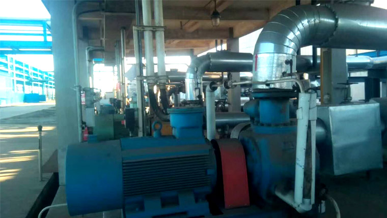 祝賀遠東泵業W8.4ZK-85M1雙螺桿泵在江蘇大豐港石化運行成功