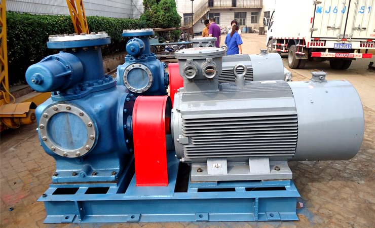 祝賀遠東順利交貨用戶定制的W8.4ZK-67M1W74雙螺桿泵2臺