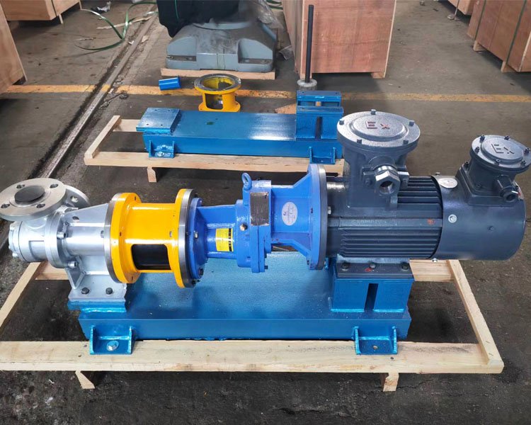 磁力驅動內嚙合夾套齒輪泵VYPG28/1.0不銹鋼泵 流量28m3/h 磁力驅動內嚙合夾套齒輪泵VYPG28/1.0不銹鋼泵 流量28m3/h